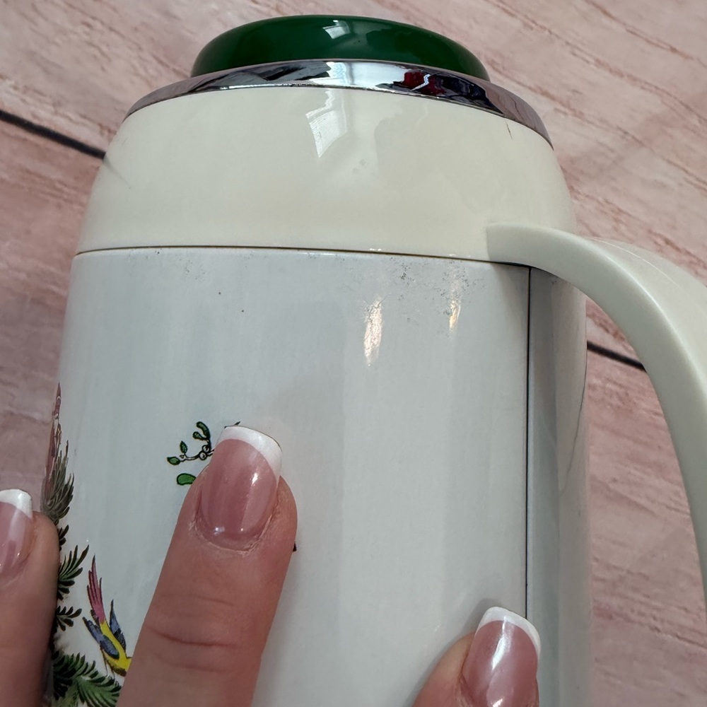 Spode Christmas Tree Insulated Thermal Carafe Thermos Pot Coffee Tea Hot Water - Picture 3 of 8